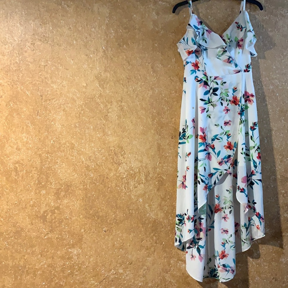 A-line dress floral print